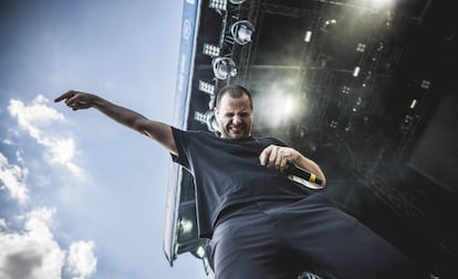 Mike Skinner, en un concierto de The Streets en el Hurricane Festival de Nuerburgring (Alemania) en junio de 2019.