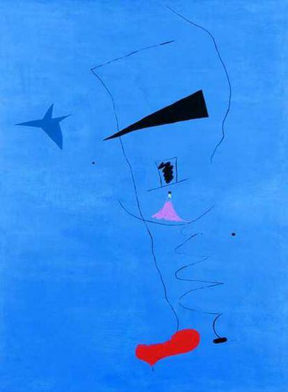 <i>Blue star,</i><b> 1927,</b> de Joan Miró.