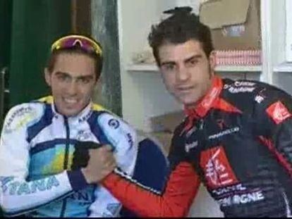 Contador y Pereiro ya se entrenan juntos