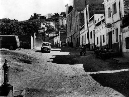 Barrio del Carmel de Barcelona en 1972.