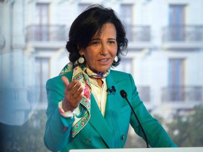 La presidenta del Grupo Santander, Ana Botín, en una fotografía de archivo.