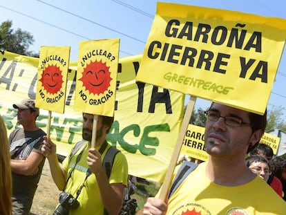 Manifestaciones procierre de Garoña