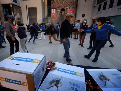 Un baile para recaudar fondos para La Marató de TV-3 este domingo en Terrassa.