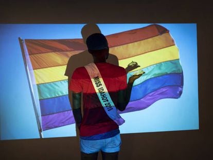 Un miembro de la comunidad trans de Burkina Faso.