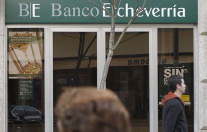 Oficina del Banco Etcheverr&iacute;a en Santiago de Compostela