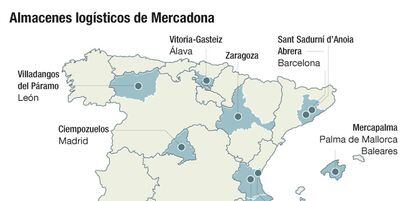 Mercadona mapa España