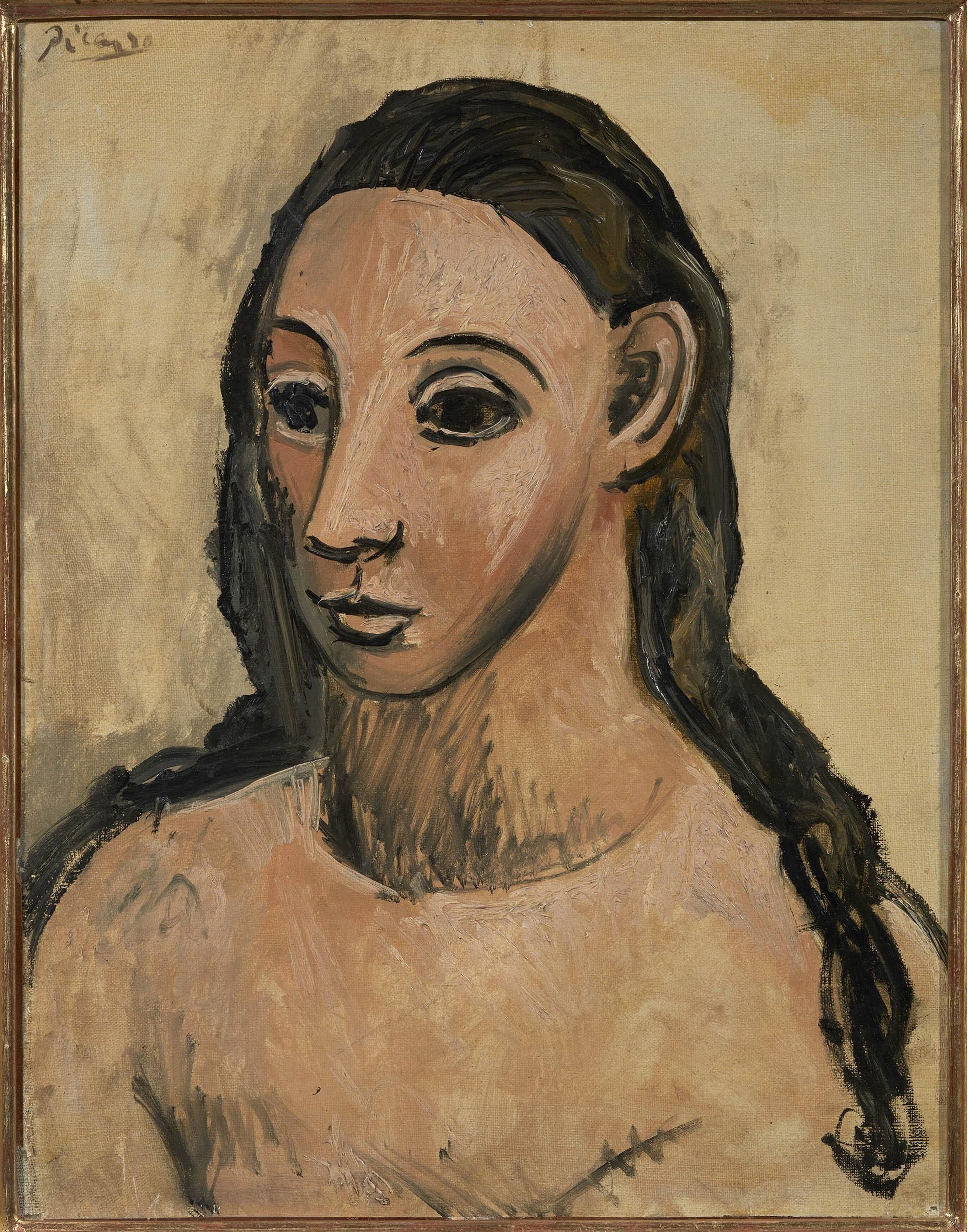 El óleo 'Busto de mujer joven' (1906), de Pablo Picasso, es una de las obras incluidas en la exposición del Reina Sofía.