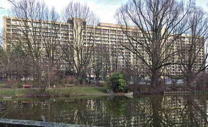 Vista general de la sede del Bundesbank, el banco central alemán, en Fráncfort.