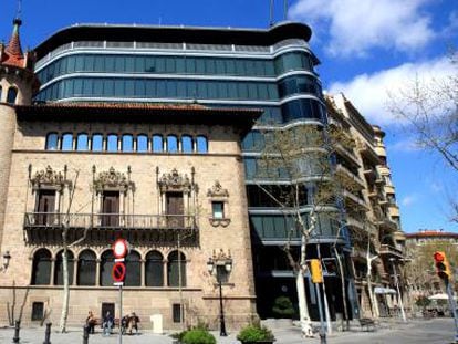 La sede principal de la Diputación de Barcelona, en la capital catalana.