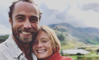James Middleton y Alizee Thevenet.