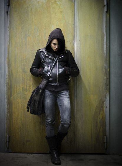 Noomi Rapace, la actriz que interpreta a Lisbeth Salander, de <i>Millennium</i>.