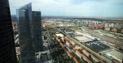 Vista general de la zona de Chamart&iacute;n en Madrid. 