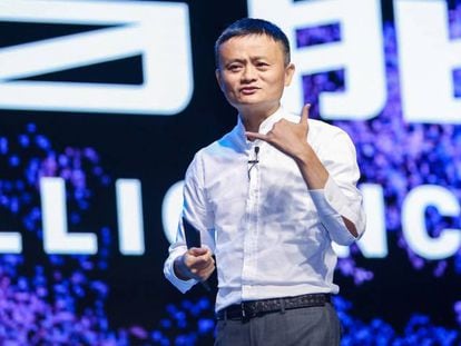 Jack Ma, fundador de Alibaba, durante una conferencia en Hangzhou (China).