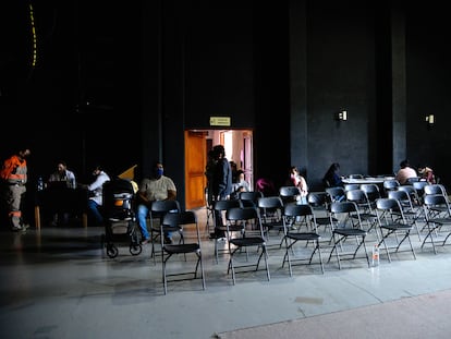 Un centro de vacunación vacío en San Cristóbal de las Casas (Chiapas), México.