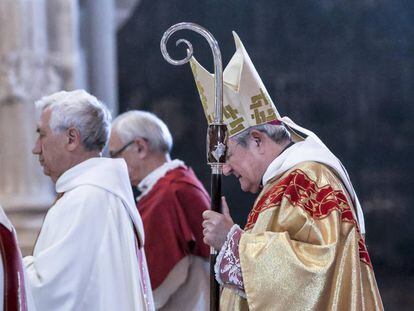 El bisbe de Mallorca, Javier Salinas Vi&ntilde;als.
