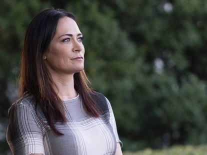 Stephanie Grisham, hasta ahora jefa de prensa de la primera dama, Melania Trump, el pasado 21 de junio en la Casa Blanca.