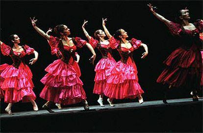 Ensayo de las funciones conmemorativas del 25º aniversario del Ballet Nacional de España en el Teatro Real.