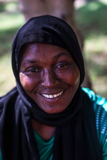 Anna Jarju, a 28-year-old Gambian, is one of the hundreds of women who arrived in the Canary Islands by cayuco. 