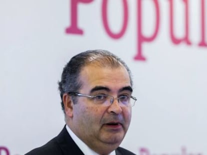 El ya expresidente del Banco Popular, &Aacute;ngel Ron.