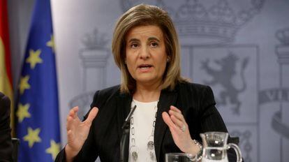 Fátima Báñez, ministra de Empleo.