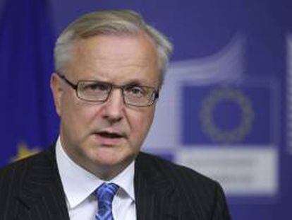 El vicepresidente económico de la Comisión Europea (CE), Olli Rehn. EFE/Archivo