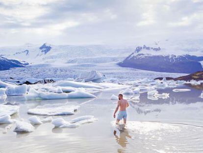 La laguna glaciar de Jokulsarlon, al sureste de Islandia. 