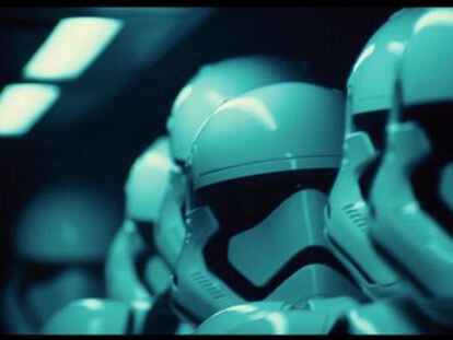 Fotograma del Episodio VII de Star Wars.