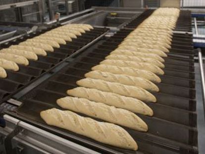 Una parte de la fábrica de pan congelado de Berlys en Toledo.