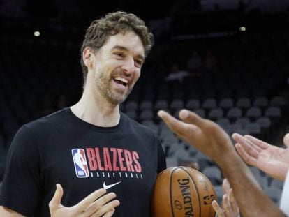 Pau Gasol, con los Blazers. En vídeo, el anuncio de su marcha del club de Portland.