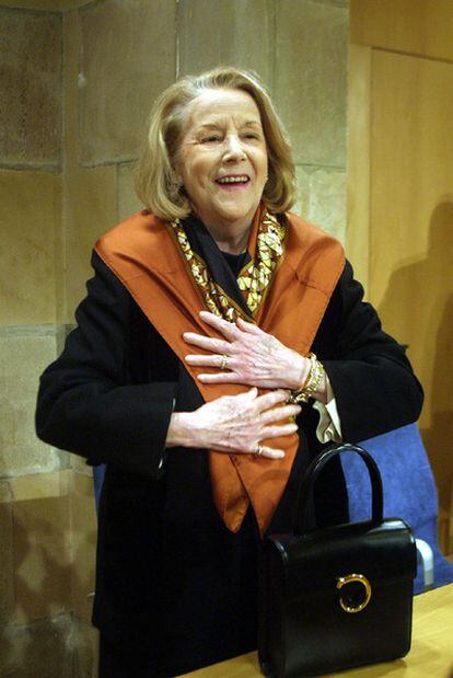María Mercader, en 2002.