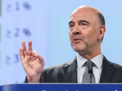 El comisario europeo de Asuntos Económicos, Pierre Moscovici,