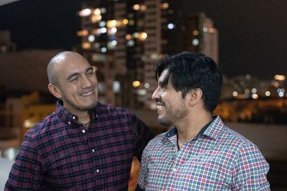 Martin Miranda y Eduardo Quispe en Lima, Perú. 