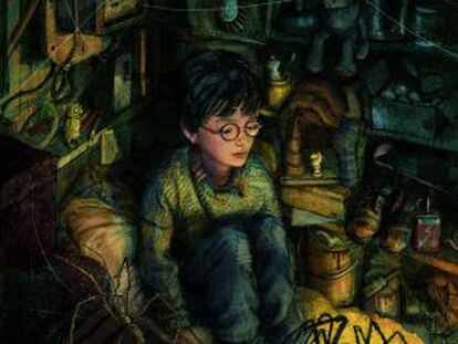 Ilustración de Jim Kay para 'Harry Potter y la piedra filosofal'.