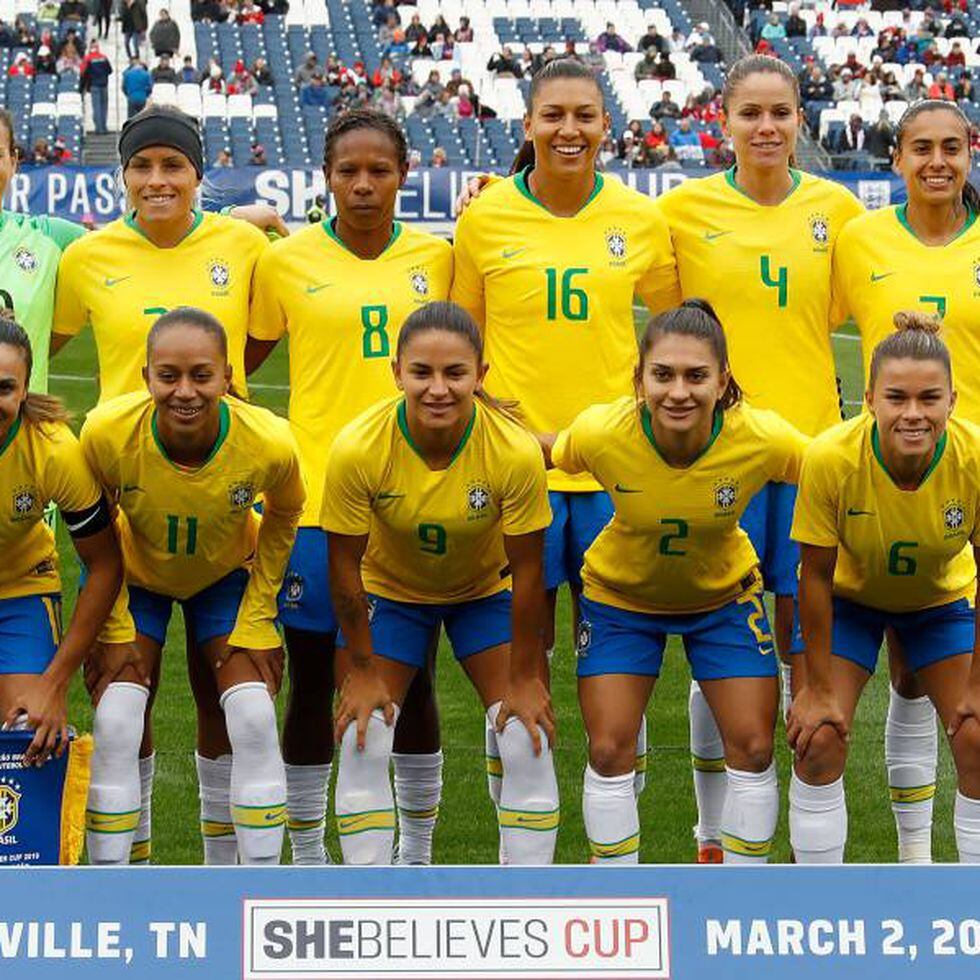 Jugadores de selección femenina de fútbol de brasil