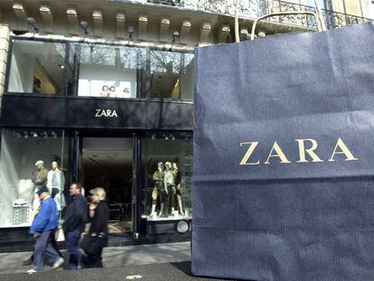 Una de las tiendas de la cadena Zara en París.