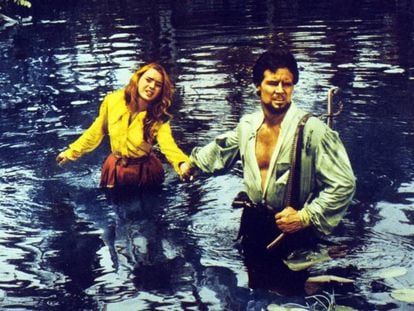 Steve Reeves y Geneviève Grad en 'Sandokan el Magnífico'.
