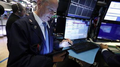 Operador de la Bolsa de Nueva York.