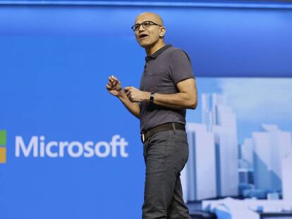 El consejero delega Microsoft, Satya Nadella