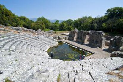 Ruinas romanas de Butrint, en Albania, declaradas Patrimonio mundial por la Unesco.