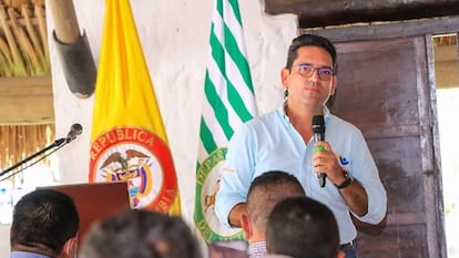 El gobernador del Meta, Juan Guillermo Zuluaga, en una imagen de sus redes sociales en diciembre de 2020.