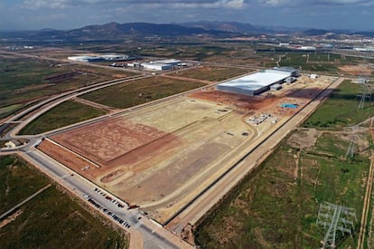 Foto aérea del 2018 del polígono Parc Sagunt.
