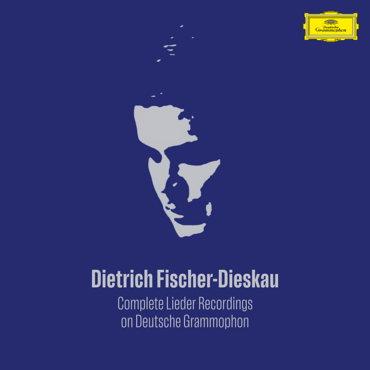 Portada de la caja recopilatoria de las grabaciones de 'Lieder' del barítono Dietrich Fischer-Dieskau para Deutsche Grammophon.