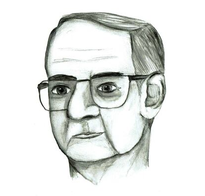 Miquel Àngel Riera, dibuixat per Carla Liesa Garcia.