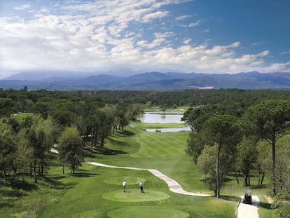 Campos de golf de Caldes de Malavella, donde el club PGA Catalunya aspira a hospedar la Ryder Cup 2031.