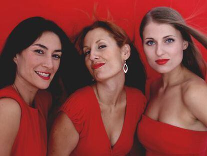 Foto promocional de la obra 'Mujeres al rojo vivo'.