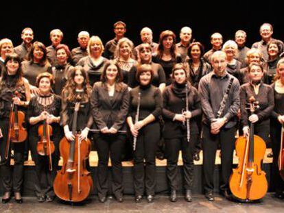 El Coro y Orquesta de C&aacute;mara de Bilbao.