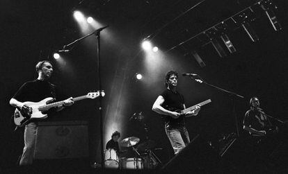 The Velvet Underground, la banda de Lou Reed, tocando en Rotterdam en 1993. 