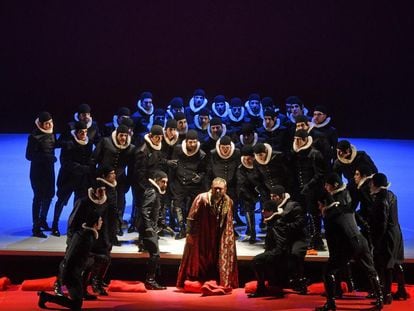 Un momento del 'Rigoletto' de Verdi en el Liceo. / David Ruano