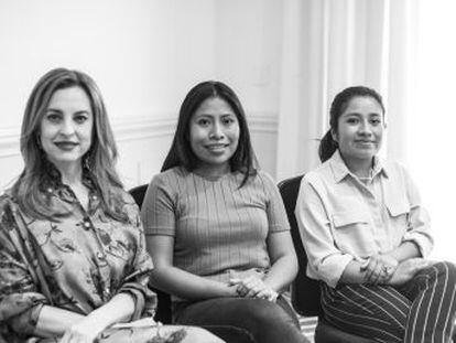 Las actrices de ‘Roma’ Yalitza Aparicio, Marina de Tavira y Nancy García hablan de una de las películas del año
