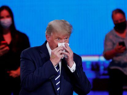 Donald Trump, durante un evento con votantes organizado por la cadena NBC en Miami en una foto de archivo.